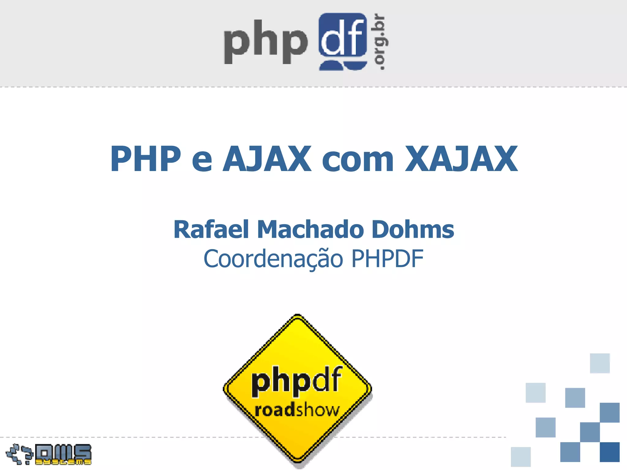 PHP e Ajax com XAJAX
