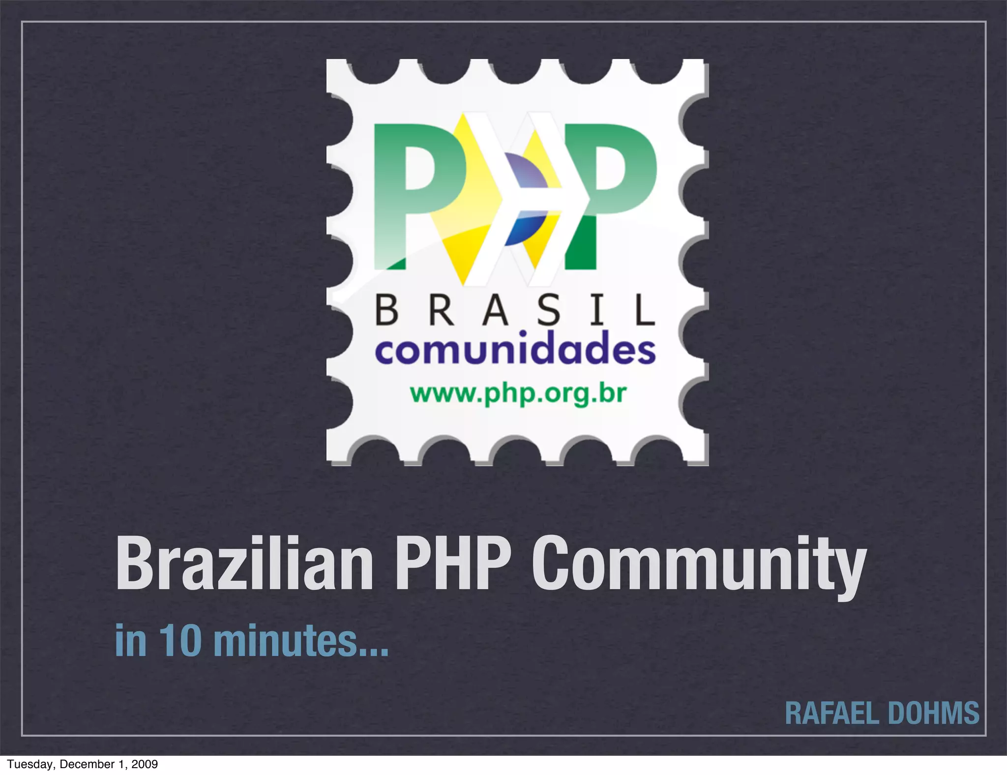 PHP Community in Brazil